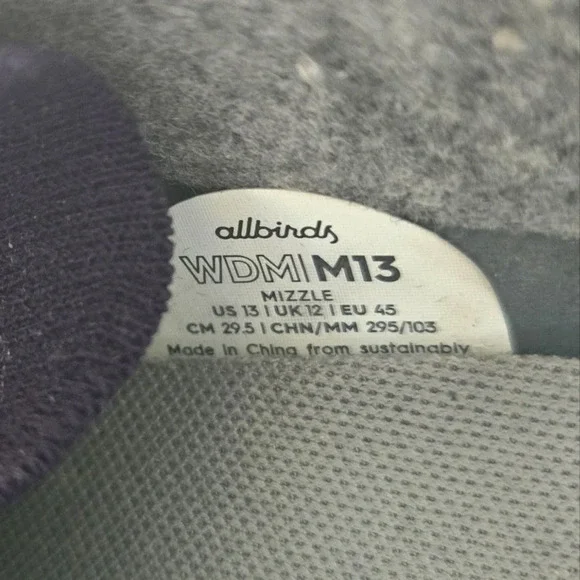 Allbirds Wool Dasher Mizzle Low Comet Purple 13 - Picture 7 of 14